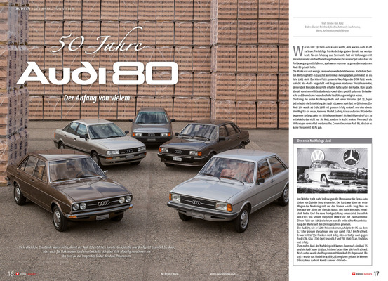 SwissClassics Revue 93-5/2022 - Report Audi 80 | The beginning of many things