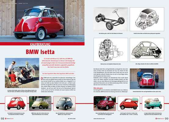 Bild: SwissClassics Revue 93-5/2022 - Bericht BMW Isetta | Kaufberatung