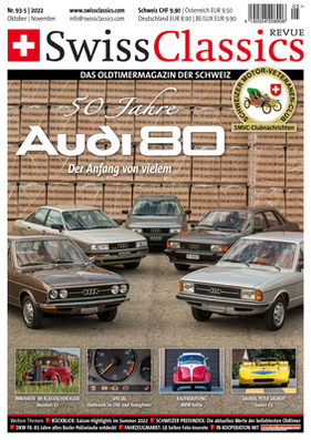 SwissClassics Revue 93-5/2022 - Titelblatt SwissClassics Revue 93-5/2022 - Titelblatt