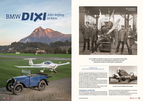 SwissClassics Revue 94-6/2022 - Bericht BMW Dixi | Aller Anfang ist klein