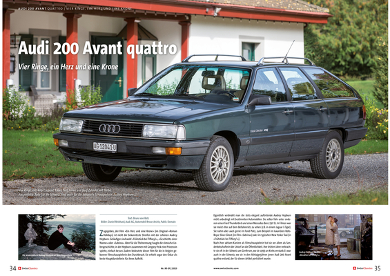 Bild: SwissClassics Revue 95-1/2023 - Bericht Audi 200 Avant Quattro