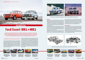 SwissClassics Revue 95-1/2023 - Bericht Ford Escort MK1 + MK2