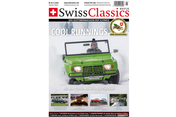 Bild: SwissClassics Revue 95-1/2023 - Titelblatt
