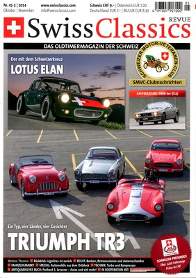 Image: SwissClassics Revue No. 45-5/2014 - Cover page