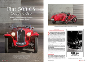 Swissclassics Revue 84-2/2021 - Fiat 508 CS Coppa d'Oro