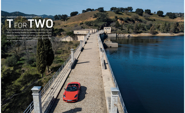 Bild T for Two - Fahrbericht 718 Boxster + Cayman T