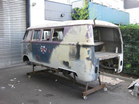 T1 von Aladur Duck vor der Restaurierung