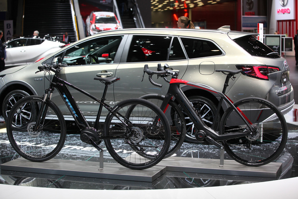 TREK Fahrräder bei Toyota - Genfer Automobilsalon 2019
