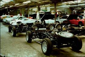 TVR 3000 S (1979) - Produktion des englischen Roadsters