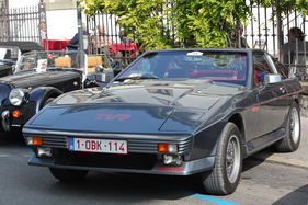 TVR 350I (1985) - aus Frankreich angereist und zum Verkauf stehend - am Swiss Classic British Car Meeting Morges vom 4. Oktober 2014