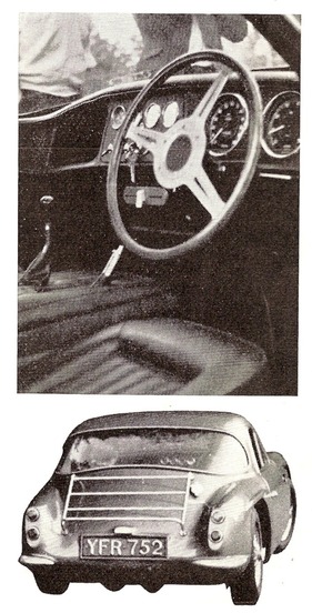 TVR Grantura Mk III (1963) - Interieur und Heckansicht