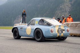 TVR Griffith 400 (1965) - beim Kilomètre Lancé anlässlich der St. Moritzer Automobilwoche 2021 (1965)