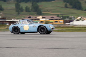 TVR Griffith 400 (1965) - beim Kilomètre Lancé anlässlich der St. Moritzer Automobilwoche 2021 (1965)