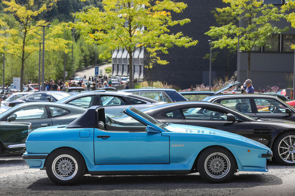 TVR Tasmin 280i Convertible (1984) - tolle Farbe - British Car Meeting Motorworld Kemptthal 2025