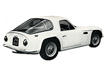 TVR Vixen 1600 (1968) - die ersten Modelle hatten noch die Cortina-Heckleuchten - Prospektillustration