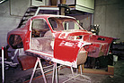TVR Vixen (1968) - für die Restaurierung konnte die ganze Karosserie nach dem Lösen einiger Schrauben abgehoben werden