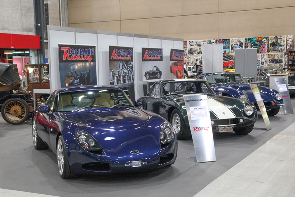 TVR bei Eggimann - junger 350C, frühere Griffith-Modelle - Swiss Classic World Luzern 2021