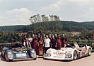 TWR Porsche WSC (1995) - das siegreiche Joest Team 1996 mit den beiden Jaguar-Porsche-Hybridfahrzeugen