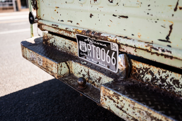 Tag 19 Tusayan nach Kingman - Der alte Wagen von Angel Delgadillo in Seligman