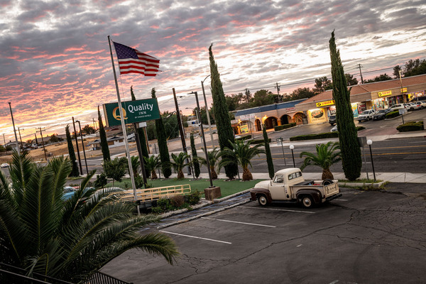 Tag 21 Las Vegas nach Victorville - Sonnenuntergang in Victorville