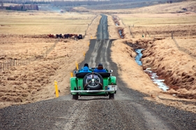 Talbot 105 Vanden Plas Tourer von 1933 an der Icelandic Saga 2015