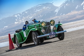 Talbot 105 Vanden Plas Tourer von 1933 an der Icelandic Saga 2015