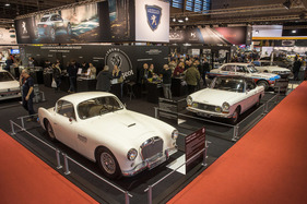Talbot-Lago Coupé America von 1962 auf dem Peugeot Stand - Rétromobile Paris 2018