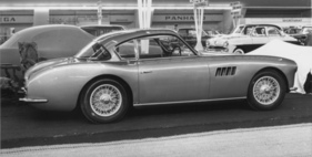 Talbot-Lago T14 2 Litre 500 (1956) - auf dem Genfer Autosalon im März 1956 mit Schiebefenstern