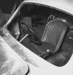 Talbot-Lago T14 2 Litre 500 (1956) - beim Bau, Blick in den Innenraum