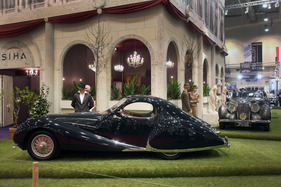 Talbot Lago T150 C (1938) - die berühmte Wassertropfen-Form von Figoni et Falaschi - Teil der Sonderschau "Automobile Masterpieces" (Techno Classica 2013)