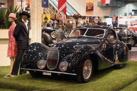 Talbot Lago T150 C (1938) - eines der schönsten Designs aller zeiten von Figoni et Falaschi - Teil der Sonderschau "Automobile Masterpieces" (Techno Classica 2013)