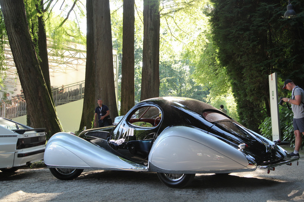 Talbot-Lago T150 SS Figoni et Falschi, angeboten an einer Versteigerung im Jahr 2017