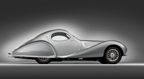 Talbot-Lago T150-C SS Teardrop Coupé 1938 - Seitenansicht