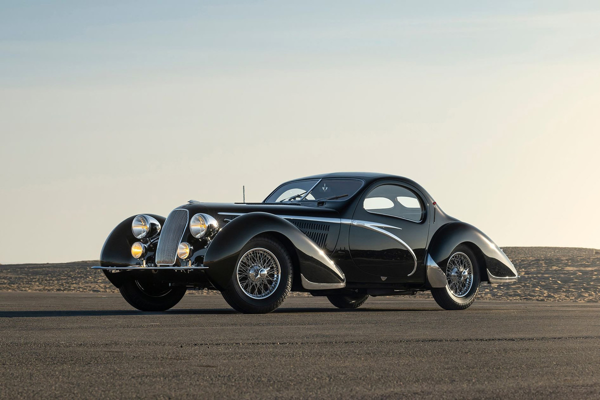 Talbot-Lago T150 C Spéciale Goutte d'Eau Figoni et Falaschi (1938) - Für manchen Kenner ist 90034 der ausgewogenste Teardrop überhaupt.