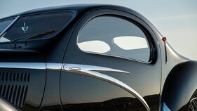 Talbot-Lago T150 C Spéciale Goutte d'Eau Figoni et Falaschi (1938) - Nach hinten abfallende Gürtellinie