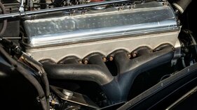 Talbot-Lago T150 C Spéciale Goutte d'Eau Figoni et Falaschi (1938) - V-förmig hängende Ventile werden über Stössel und Kipphebel betätigt