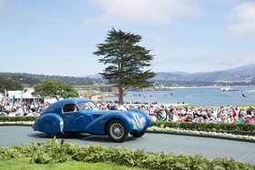 Talbot-Lago T150C-SS Pourtout Coupé (1939) - Klassensieger am Concours d'Elégance Pebble Beach 2014