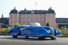 Talbot-Lago T23 Cabriolet Figoni & Falaschi (1941) - komplett verschalte Räder hinten und vorne - 20. ASC Classic-Gala Schwetzingen 2024