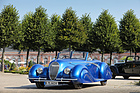 Talbot-Lago T23 Cabriolet Figoni & Falaschi (1941) - sicherlich der auffälligste Wagen im Park - 20. ASC Classic-Gala Schwetzingen 2024