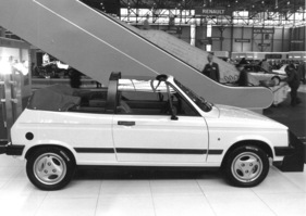 Talbot Samba - mit zahlreichen Detailänderungen - am Genfer Automobilsalon 1984