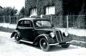 Tatra 57 B (1939) - der Kühler war im Prinzip eine Atrappe