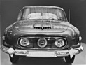 Tatra 603 (1958) - drei Frontleuchten unter gemeinsamer Verglasung im Stromlinienbug - Genfer Autosalon 1958