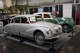 Tatra 87 (1946) - aerodynamisches Meisterstück aus Tschechien auf dem Stand von Christoph Grohe (Techno Classica 2013)