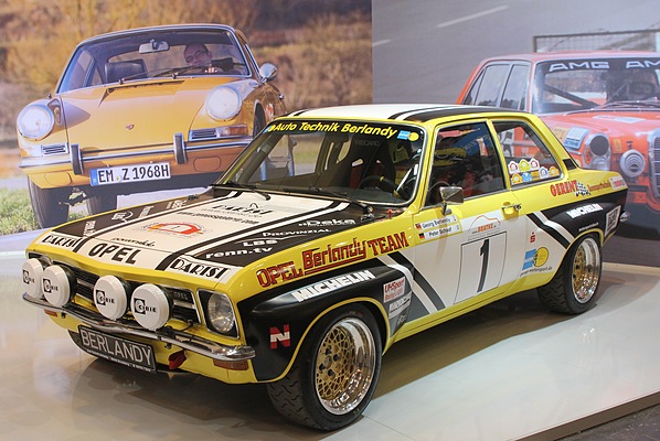 Techno Classica 2011 - Opel Ascona im Rallye-Look am Bilstein-Stand
