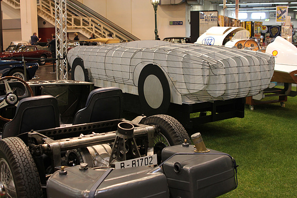 Techno Classica Essen 2012 - Impressionen - Drahtmodell eines Pegaso-Spiders auf der Sonderausstellung von SIHA