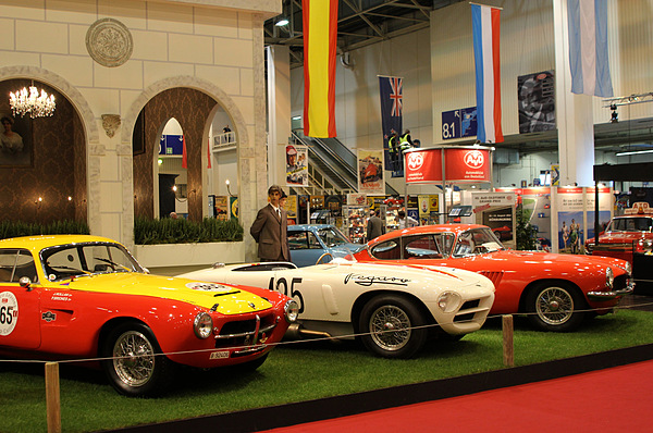 Techno Classica Essen 2012 - Impressionen - die einmalige Zusammenstellung von 21 Pegaso-Sportwagen auf dem SIHA-Stand