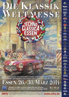 Techno Classica Plakat 2014 Techno Classica Plakat 2014