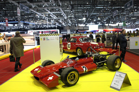 Bild Tecno F2 (1970) - wie einst Clay Regazzoni - jetzt zu kaufen - ausgestellt auf dem Stand von Lignières Historique - am Genfer Automobilsalon 2014