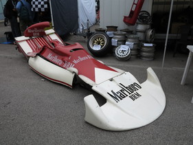 Teile eines BRM F1 von 1973 - Eindrücke von der Messe “Auto e Moto d’epoca” in Padua 2013 Teile eines BRM F1 von 1973 - Eindrücke von der Messe “Auto e Moto d’epoca” in Padua 2013