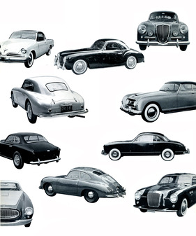 "Ten Automobiles" - Ausstellung des Museum of Modern Art in New York im Jahr 1953 (1953)